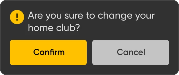 Alert dialog component
