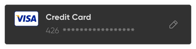 Payment card component