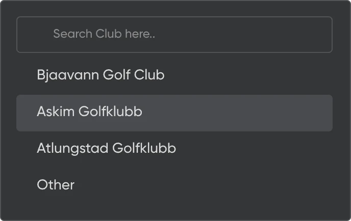 Search results component
